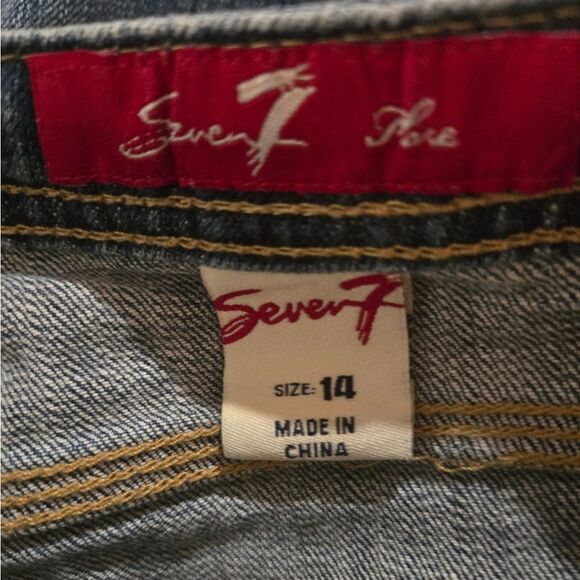 SEVEN7 LANE BRYANT Ligth Boot Cut Jeans Blue Plus Size 14 Vintage - Picture 2 of 9